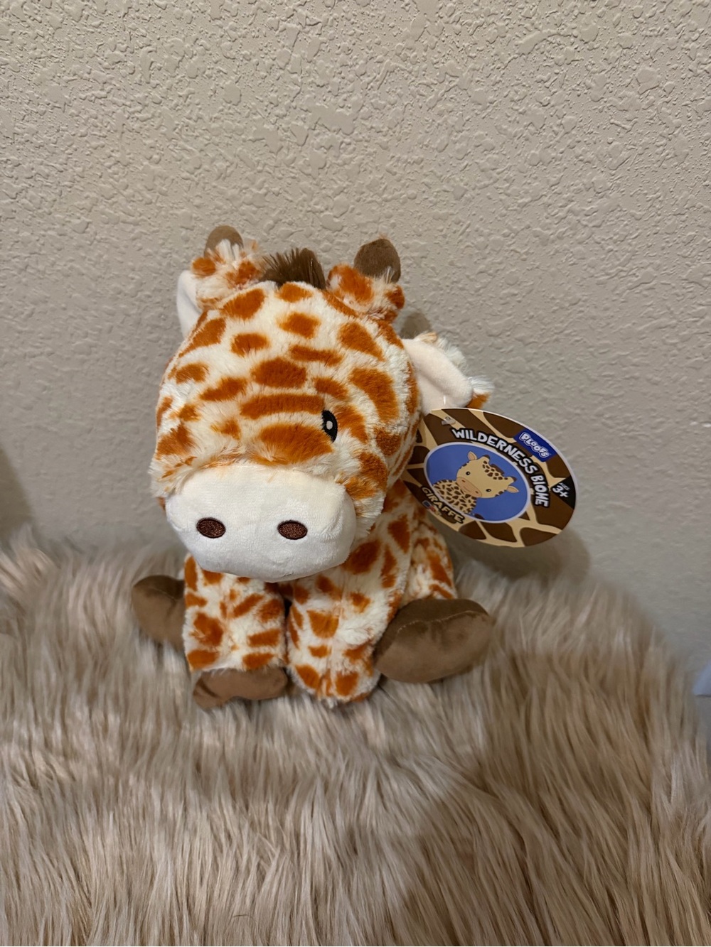 Wilderness Pride Giraffe Plush - Soft Orange & White Stuffed Animal